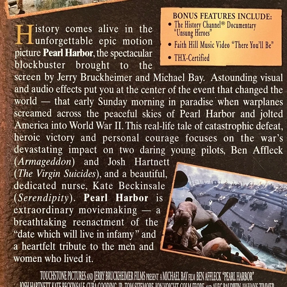 VHS 2 video set PEARL HARBOUR